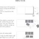 Self-Adhesive Photo Album, Dust-free, glue free and waterproof Scrapbook Album, Family album, Leather Cover, Hand Made DIY Albums Holds 3x5, 4x6, 5x7, 6x8,8x10 photos (Large, Black)