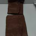 Polyester Cloth Napkins Set of 24, Solid Washable Fabric Napkins 2-Dozen, Perfect for Weddings, Parties, Holiday Dinnerv (17 x 17-Inch, Chocolate)