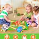 Vanmor Baby Car Toys for 12 Month Old Toys, Musical Playmat with 4 Animal Soft Pull-Back Vehiclefor 1 Year Old, Soft Baby Learning Toys 12-18 Months, 1st Birthday Xmas Gift for Toddlers