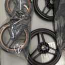 Gromast Gravity Folding Baby Stroller - Portable Travel Toddler Stroller w/Adjustable Backrest, Canopy & Cup Holder, Lightweight and UV Protected, One-Hand Automatic Folding - Green