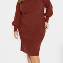 City Chic Women's Plus Size Dress - Saskia Rib,  Red, Size M