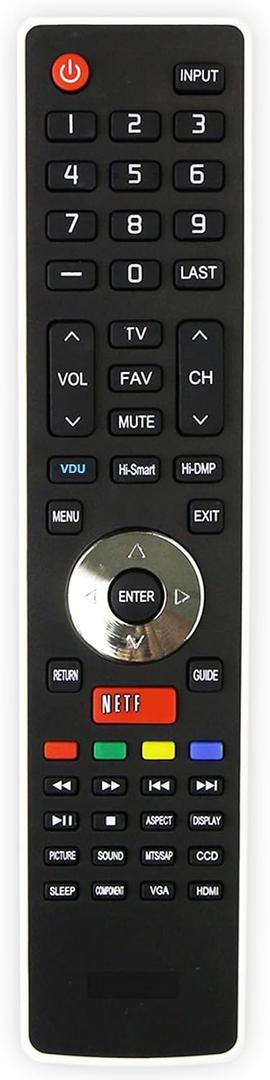 ZdalaMit EN-33922A EN-33925A Replacement Remote Control fit for Hisense TV EN-33926A 32K20DW 40K366WN 50K610GWN 32K366W 40K366WB 46K360MLHD 32K366WUS 55K610GW 50K610GW LTDN40K366NWUS LTDN40K366WUS