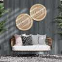 2 x LiKiLiKi Wood Grain Contact Paper - Gray Peel and Stick Wallpaper for Countertops, Cabinets, and Drawers - Self-Adhesive, Removable - Vinyl 15.7'' x 118''