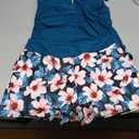 Tankini Two Piece with Shorts - Womens Tummy Control Swimsuit with Pockets Bathing Suit with V-Wire Boy Shorts Swimwear 2025 S