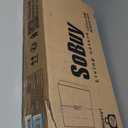 SoBuy Wall Cabinet Laundry Room Kitchen, Over Toilet Storage Cabinet, Medicine Cabinet with Shelf for Bathroom Garage Hallway Entryway, Black BZR200-SCH (W23.6 x D11.8 x H23.6)