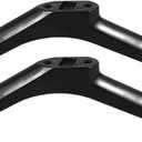 Universal TV Stand Legs for 32Inch TVs | 2PCS Replacement TV Feet with Screws | Easy Install Plastic Mounting Brackets, Black Tabletop Base Stand(Check Holes Fit)
