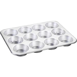 Nordic Ware Natural Aluminum Commercial Muffin Pan, 12 Cup
