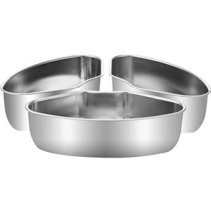 Individual Food Steamer Box Tray Set, 3pack Stainless Steel Mini Steamer Cookers Insert Pot Food Holder for Instant Pot n Air Fryer to Quick Prepare Meal
