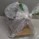 DOWAN 7.6" 360 Rotating Utensil Holder, Kitchen Utensil Holder for Countertop, Ceramic Utensil Crock, Large Cooking Utensil Caddy for Kitchen Counter, Protection Cork Bottom, Black