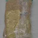 SUBRTEX Light Flitering Curtains 52Wx84L, Room Darkening Vibrant Floral Drapes, 50% Blackout, Semi Sheer Boho Farmhouse Curtains for Living Room, Gold