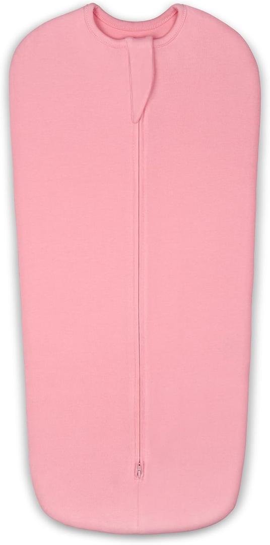 Baby Swaddle Sleep Sack 0-3 Months, 2-Way Zipper Swaddling Wrap, Newborn Swaddle Me Blankets Fit Calms Startle Reflex