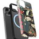 Goodon for iPhone 15 Case, Cute Preppy Floral, MagSafe Compatible