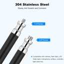 Soonpho 50 inch Extension Grip Boom Arm for Heavy Duty C Stand,Solid Grip Pole with 1/4 & 3/8 Thread for Softbox,Reflector,Umbrella,Flags, Diffusion and Other Studio Photography Equipments(Black)