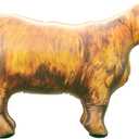 Highland Inflatable Cow, Decorations for Birthday Party Supplies, Cow Wild West Farm Theme Gift Toy, Blow Up Bull UFO Cow Decor, Inflables Para Fiestas Buffalo Balloon, Bison Ox Fun Decoy