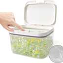 Laundry Pod Holder with Lid - Sealed Automatic Pop-Up Dispenser, 94oz/115 Pod Capacity, ABS/PP Durable Container for Laundry Room Organization, Multi-Purpose for Detergent Powder/Dryer Sheets (2.8L)