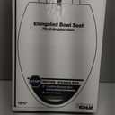 KOHLER 4636-RL-0 Cachet ReadyLatch Elongated Slow Close Toilet Seat, Soft Close Toilet Seat Quiet Lid, Contoured Grip-Tight Bumpers Installation Hardware, Apartment Essentials, White