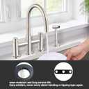 1PC Faucet Stabilization Plate Compatible with Delta RP37490 Victorian Sink - 3 Hole Under Sink Faucet Bracket