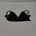 Women Low Back Bras-Invisible Backless Bra-Seamless Secret Plunge No Show Bra Multiway Low Cut Deep-V Halter Bras (30C, Black)