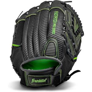 Franklin Sports Girls Softball Glove-Women's Windmill Fastpitch+Slowpitch Softball Glove-Right and Left Hand-Adult (12", Lime)