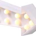 Uonlytech 3D Arrow Sign Light, Right Arrow Night Lighted Arrow Marquee Corridor Light Wall Decor for Bedroom Christmas Birthday Party