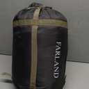 FARLAND Sleeping Bags 30 for Adults Teens Kids with Compression Sack Portable and Lightweight for 3-4 Season Camping, Hiking,Waterproof, Backpacking and Outdoors (Medium(87"x 29.5"), Army green (R Zip))