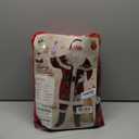 Christmas Santa Clause Costume For Men 12pcs Set Deluxe Velvet Adult Santa Suit XL