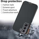 for Galaxy S22 5G case,Samsung S22 Heavy Duty case,[Military Grade Protective ],[Shockproof] [Dropproof] [Dust-Proof], Compatible with Samsung Galaxy S22 5G (Black/Gray)