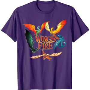 Wings of Fire Dragon Circle T-Shirt, S