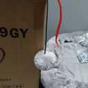 PAWZ Road Cat Tree, Multi-Level Cat Tower with Sisal-Covered Scratching Post, Cozy Cat Condo Soft Cat Perch and Plush Pompom for Indoor Cats, Grey