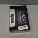 Hair Clippers for Men Professional Clippers for Men Cordless&Corded Barber Clippers for Hair Cutting & Grooming. Rechargeable Hair Trimmer Kit for Household (Red)