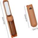 Travel Lint Roller Mini, Cute Bear Resuable Lint Rollers for Pet Hair Extra Sticky, Washable Cat Dog Hair Remover for Cloth, Car, Furniture (White)