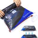 12 Pack Compression Bags for Travel | Vacuum Seal Storage Bags for Luggage & Dirty Clothes | Travel Packing Space Saver Bags for Suitcases & Home Organization | MEIQIHOME (Travel 12 Pack)