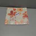 RABUSOFA Fall Throw Pillow Covers 18x18 Inch Set of 2,Autumn Floral Decor Thanksgiving Harvest Farmhouse Cushion Case Decoration for Home Sofa Couch (Orange, 18" x 18")