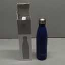 WATERSY Stainless Steel water bottles,17oz/500ml Insulated Water Bottles,Deep Blue metal water bottle Keeps Drink Cold and Hot,BPA Free kids water bottles for School,Gym,Travel,Sports