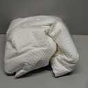 Bedsure Cotton Duvet Cover King - 100% Cotton Waffle Weave Coconut White Duvet Cover King Size, GentleSoft and Breathable Bedding Set for All Season, 3 Pieces, 104"x90"