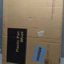 Replacement Dog Crate Pan for MidWest and New World Dog Crate (35.5"L x 23.8"W x 1.0"H, Black)