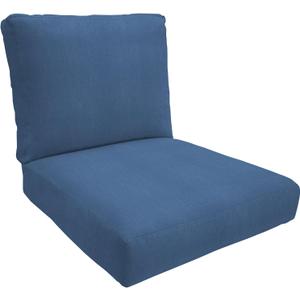Eddie Bauer Home Deep Seating Outdoor Lounge Cushion, Knife Edge, 24" X 26" X 5", Canvas Regatta
