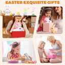BCBU Bunby Realistic Rabbit Toy,
7''
Easter Realistic Rabbit Toys,Interactive Plush Bunny,Realistic Bunny Can Walk and Talk,Lifelike Movements, Hops,Twitches & Wiggles Ears,Handmade,Easter Gift(Pink)