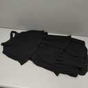 ZESICA Women's 2025 Summer Sleeveless Halter Neck Ruffle Tiered Layed Chiffon Flowy Swing Long Midi Dress (Large, Darkblack)