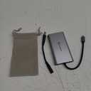 Laptop Docking Station Dual Monitor,10 in 1 UtechSmart 4k 60hz HDMI+DP USB C Dock, 100W PD, 1000Mbps Ethernet, 5Gbps USB3.0&Type c, 2×USB 2.0, SD/TF, USB C Docking Station for Dell/HP/Lenovo/MacBook Silver