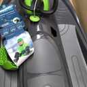 Snow Sled for Kids, Adults - Toboggan Sled, Easy Turning Steering Wheel, Anti-Slip Seat, Pull Up Brake, Durable Plastic Sled, Lightweight, Snow Sleds, Age 3+ 260 lbs
