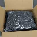 1200D Waterproof Boat Cover - Fits 14' to 16' ft Bass, V-Hull & Tri-Hull Boats - Heavy Duty Canvas Black