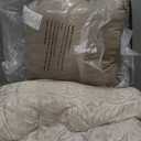 Madison Park Emilia Bed in a Bag Comforter Set with Sheets, Gold Metallic Jacquard Damask Design, Traditional, All Season Bedding Includes Bedskirt, Shams, Toss Pillows, King Khaki/Gold 12 Piece