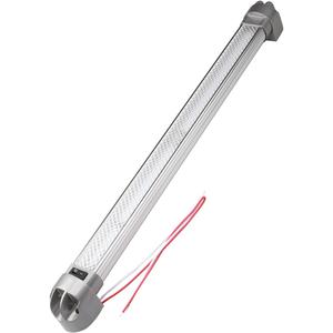 Lightronic RV Under-Cabinet LED Light Fixture 38.6", 6000K Cool-White, High Light-Output Low Current Draw, Integrated On/Off Rocker Switch, Heavy-Duty Aluninum Housing, 12V/24V DC, 1-Pack