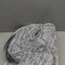 Massaging Heating Pad for Neck and Shoulders and Back, Large Electric Heating Pad for Back Pain Relief with 3 Heat Levels, 4 Massage Settings, 4 Massage Motors, Size: 35"*24" (Grey)