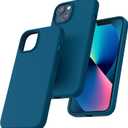 TOCOL for iPhone 13 Case, Slim Silicone Case for iPhone 13 6.1 Inch, Precise Fit, Anti-Slip, Drop Protection, Midnight Blue