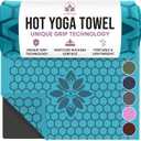 Clever Yoga Mat Towel Non-Slip for Hot Yoga. Grippy Double Sided Suede Microfiber Towel Non-Slip Grip. Multifunctional - No Slip Yoga Mat Towel, Yoga Mat Cover - The Travel Yoga Mat Non Slip