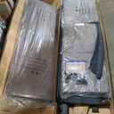 Kroger Onyx 3 Seat Cushioned Patio Swing 71.06"L x 22.64"W x 7.09"H