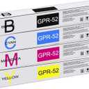 MasaiMara GPR-52 GPR52 Compatible Toner Cartridge for Canon imageRUNNER C1325 C1325IF C1335IF Printer (Black Cyan Magenta Yellow, 4 Pack)