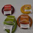 Winb Set of 4 Reusable Fruit and Veggie Savers - Ideal for Avocados, Tomatoes, Apples, Garlic, Onions, and More
